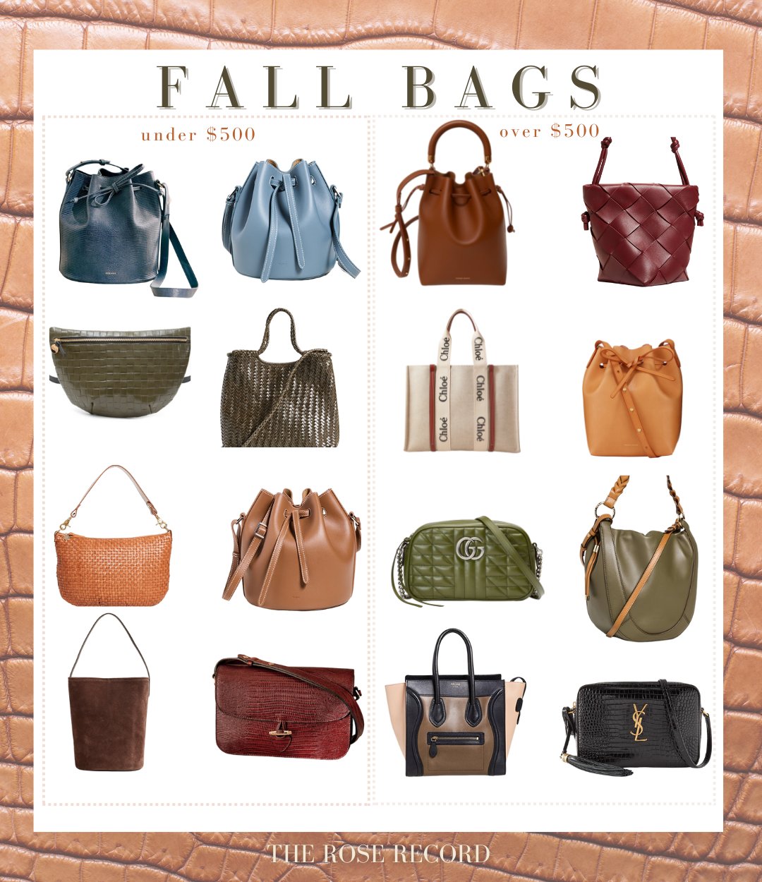 fall bags The Rose Record